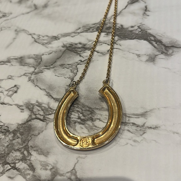 House of Harlow 1960 Large studded horseshoe necklace - Picture 8 of 12